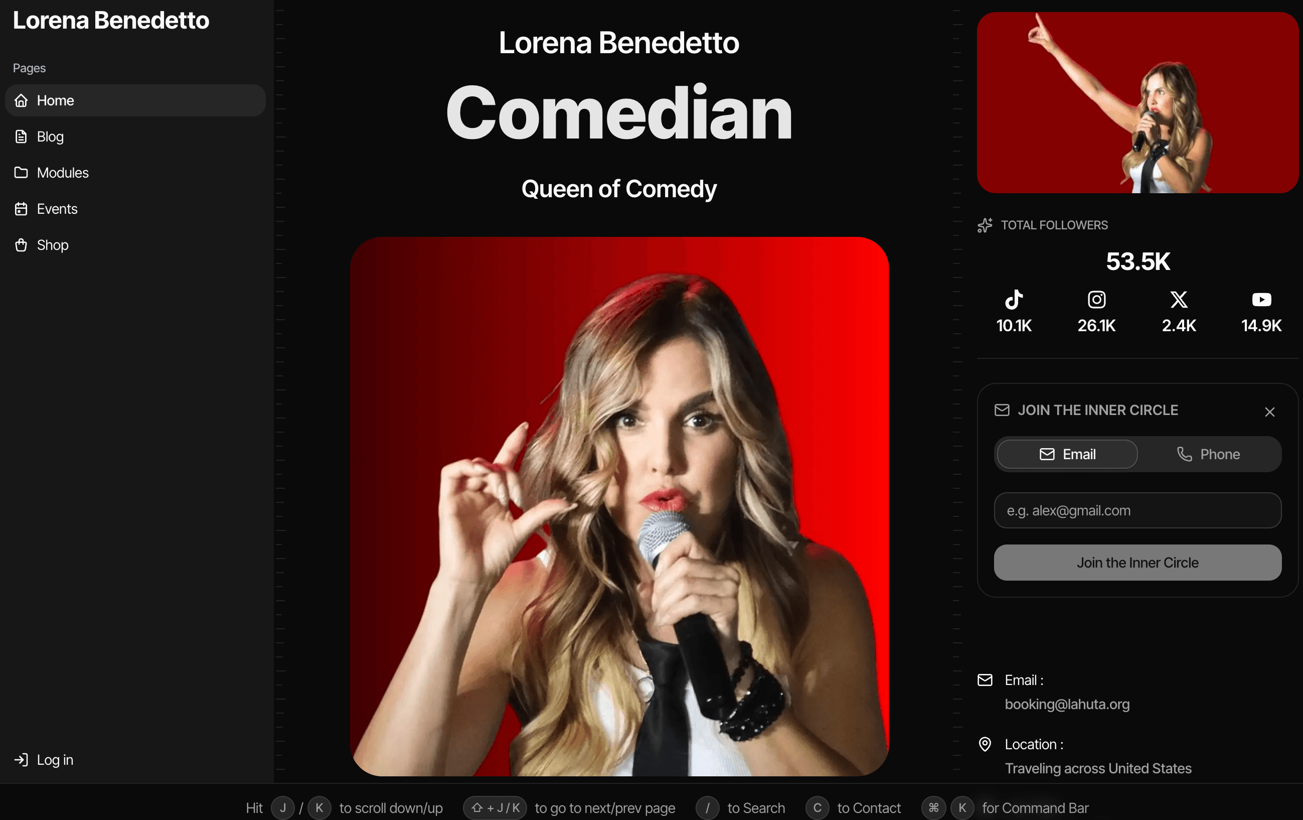 Lorena Benedetto - Queen of Comedy
